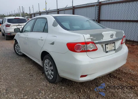 2012 Toyota Corolla Le из США, поврежденный, VIN 5YFBU4EE9CP067408